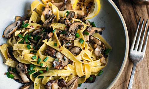 Mushroom Truffle Pasta